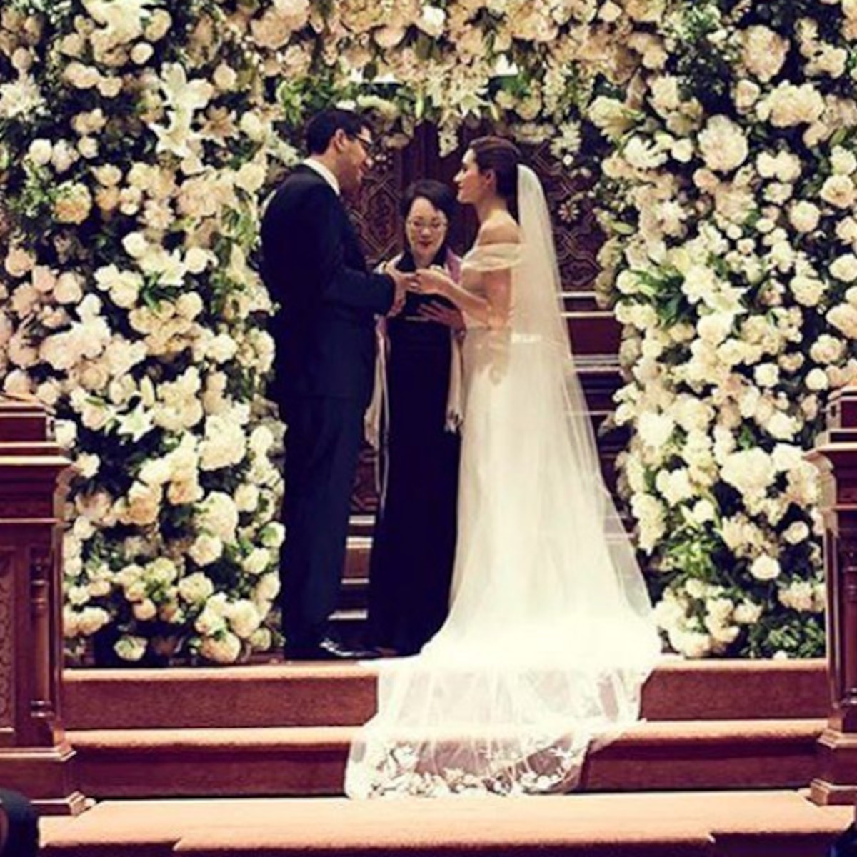 Emmy Rossum Marries Mr Robot Creator Sam Esmail E News